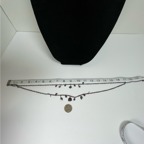 Glam Goth Heart Charm Necklace - Picture 5 of 7